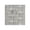 Crosshatch Silver, variant on FASÄDE Waves Horizontal 4-foot x 8-foot PVC Wall Panel in Brushed Aluminum