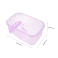 thumbnail image 2 of 2Pcs Turtle Tank with Platform Creative Turtle Living Tank Practical Turtle Tank Aquarium, 2 of 8