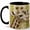 Black, variant on Jeweled Giraffe Coffee Mug, Safari Animal Mug, Ceramic 11 oz