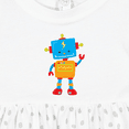 thumbnail image 4 of Inktastic Toy Robot Girls Baby Dress, 4 of 5