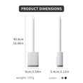 thumbnail image 2 of 1pc TPR Toilet Brush, Minimalist Black Wall Mounted Long Handle Toilet Cleaning Brush For Toilet, 2 of 5