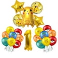 thumbnail image 1 of New Pink Pokemon Birthday Decorations Pikachu Party Tableware  Balloons Plates Napkin Backdrop Decor Balloons For Boys Party, 1 of 6