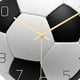 thumbnail image 2 of Wosthever Reloj de pared portátil, redondo, silencioso, funcionamiento, reloj de trabajo, decoración de la casa Decoración del hogar Forma de fútbol Wosthever HA062981-01B, 2 of 6
