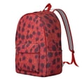 thumbnail image 2 of Leopard Print Backpack for School,Cute School Bag,Schoolbag with Adjustable Shoulder Straps & Padded Back,15.7"x11.8"x5.5", 2 of 5