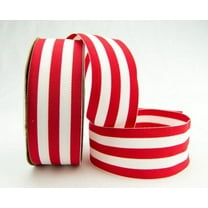 Ribbon Bazaar Grosgrain Mono Stripes 7/8 inch Red 20 yards 100% Polyester Ribbon