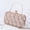 Light pink., variant on 3D Flower Sequin Clutch Evening Bag for Women, Shimmering Formal Handheld Crossbody Purse - Trendy Party Cosmetic Storage Bag