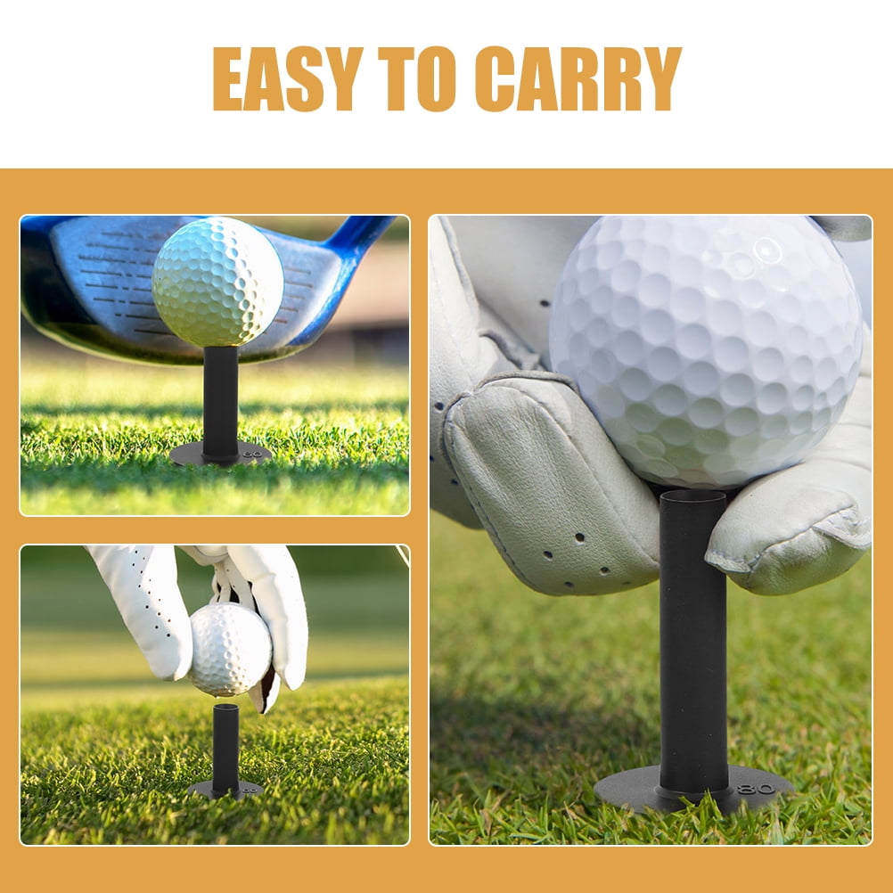 ELAYARD 10Pcs Silicone Golf Tees Ball Holder Sturdy Lightweight for Outdoor Golf Course Use