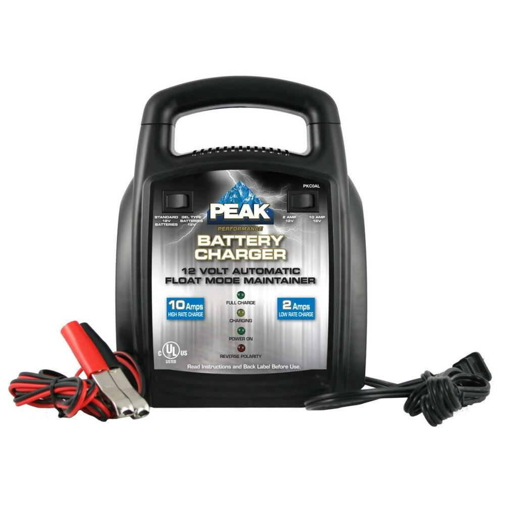 Peak PKCOAL 2/10Amp 12Volt Battery Charger Quantity 1