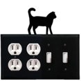thumbnail image 1 of Cat - Cubierta de doble salida y doble interruptor(EOOSS-6) Village Wrought Iron EOOSS-6, 1 of 1