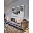 thumbnail image 3 of Marmont Hill Buffalo Grazing Framed Wall Art, 3 of 6