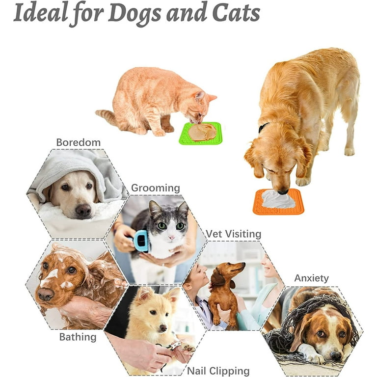 Hyper Pet IQ Treat Lick Mat for Dogs & Cats, Reward, Medium