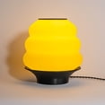 thumbnail image 6 of JONATHAN Y Honey Pot 12" Minimalist Classic Plant-Based PLA 3D Printed Dimmable LED Table Lamp, Yellow/Black, USA1001A, 6 of 9