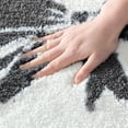 thumbnail image 5 of Tuvgenk Cute Funky Bathroom Rugs Black Water Absorbing Bathroom Mats Non-Slip Waves Quick Dry 16 X 24 in, 5 of 6