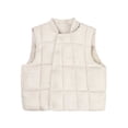 thumbnail image 4 of StSilkitty Puffer Vest for Boys Girls Sleeveless Crew Neck Button down Jacket Vests with Pockets Winter Outdoor Warm Outerwear, 4 of 8
