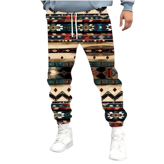 RKSTN Pantalon Homme Pantalon de Sport Pantalon Fuselé de Course Pantalon d'Exercice Pantalon de Course à Cordon Pantalon Imprimé Pantalon Doux Confortable Pantalon d'Entraînement