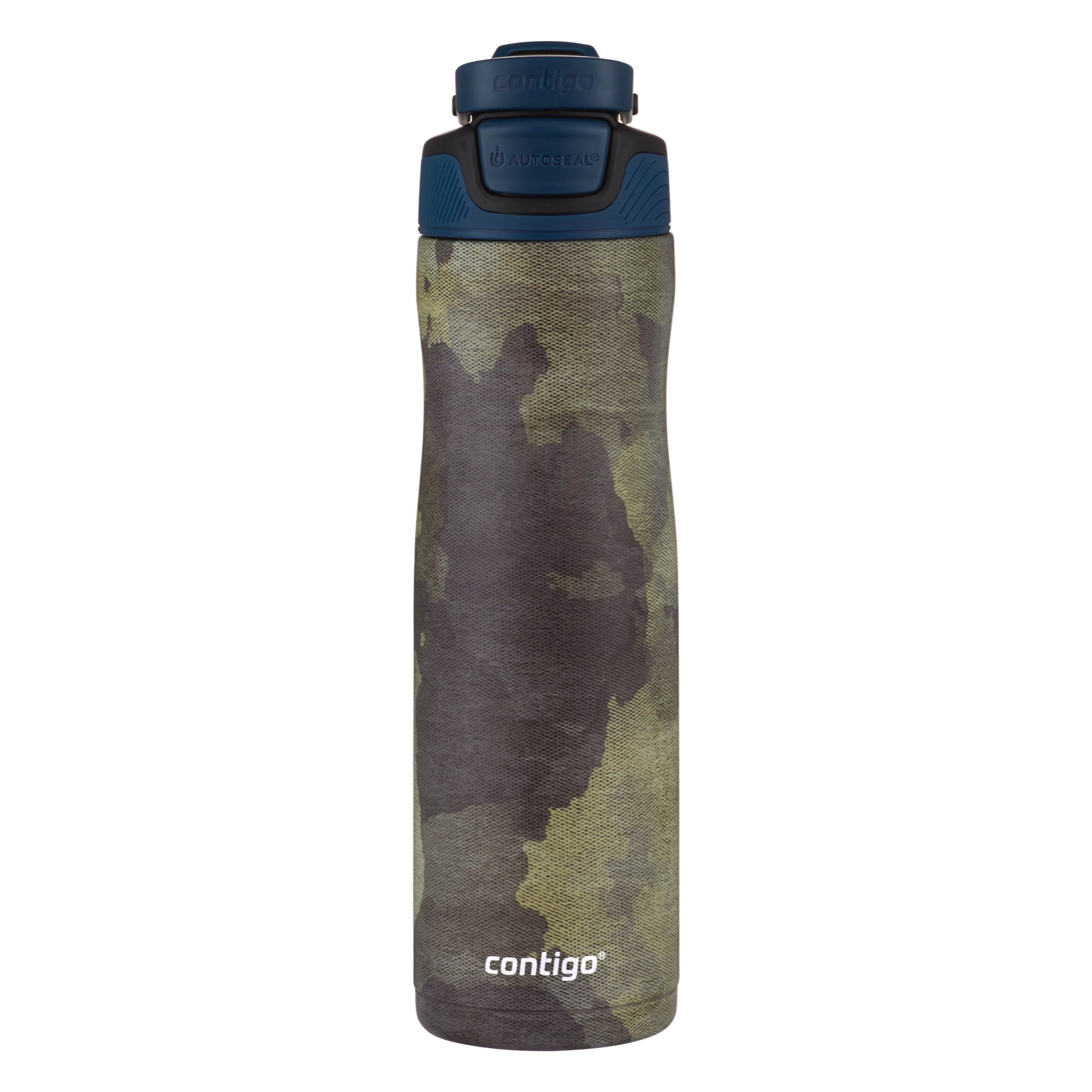 Contigo Cortland Chill Stainless Steel Water Bottle with AUTOSEAL Lid Textured Camo, 24 fl oz.