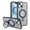 black, variant on 360-degree rotating fulcrum case iPhone 15 Frosted Support wireless charging