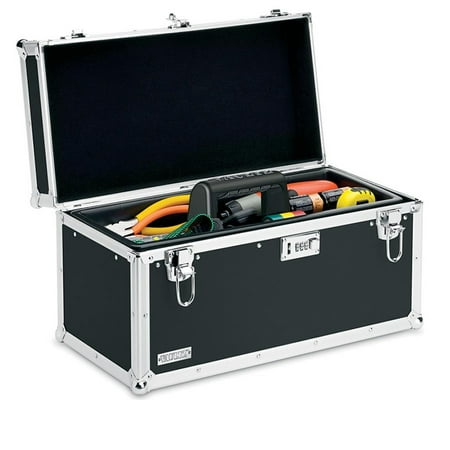 Locking Tool Box - Vaultz, IDEVZ01271, Locking Tool Box, 1 Each, Black