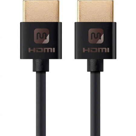 UPC: 0889028016282 | Monoprice HDMI Cable – 3 Feet – Black | High Speed  4K@60Hz  HDR  18Gbps  36AWG  YUV 4:4:4  Compatible with UHD TV and More – Ultra Slim Series