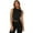 Black, variant on S-XL Women's Irregular Shoulder Vest Tie Tank Trendy Summer Blouse