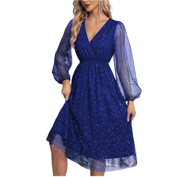 CIENVNSTG Women's Fashion A-Line Summer Dress - Casual Flowy Dress for Everyday Wear