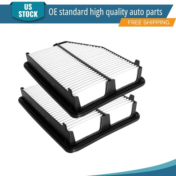YXPCARS 2PCS Front Engine Air Filter for Honda CR-V 2012 2013 2014 L4 2.4L Rigid Panel Irregular, New Air Filter Replacement (CA11258)