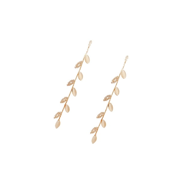 Guardurnaity 1 par de pendientes colgantes para mujer, pendientes de gota de hoja con borla Vintage elegantes, joyería femenina de cumpleaños, regalo Ropa, zapatos y accesorios Miscelánea Guardurnaity AP010724-00