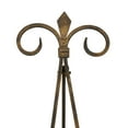 thumbnail image 6 of DecMode 11" x 14" Gold Metal Tabletop Arched Fleur De Lis Easel with Scroll Details, 6 of 9