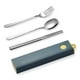 thumbnail image 3 of Naiovety Juegos de vajilla 304, utensilios de cocina, juego de utensilios de acero inoxidable, juegos de vajilla portátiles, cucharas irrompibles con Mostrada Tipo 5 Naiovety HA012710-05, 3 of 6
