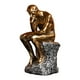 thumbnail image 1 of Estatua de Resina Nórdica Sunnimix Figura Hombre Pensador Dorado 14x10x24.5cm, 1 of 7