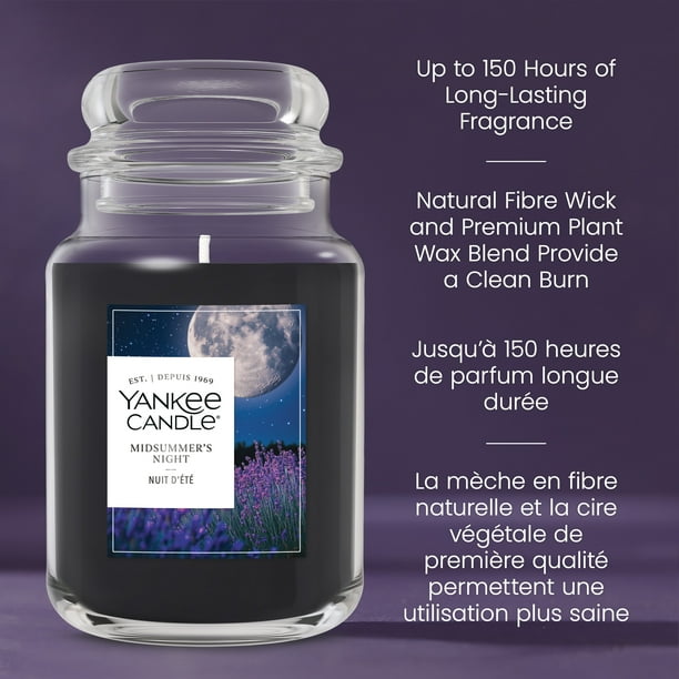 Yankee Candle Scented Candle, MidSummer's Night, 22 oz Original