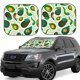 thumbnail image 1 of Fotbe Green Avocado Juego de 2 Piezas de Parasoles para Parabrisas | Bloqueador Solar para Auto | Accesorios Plegables para Protección Solar Interior-Small, 1 of 6