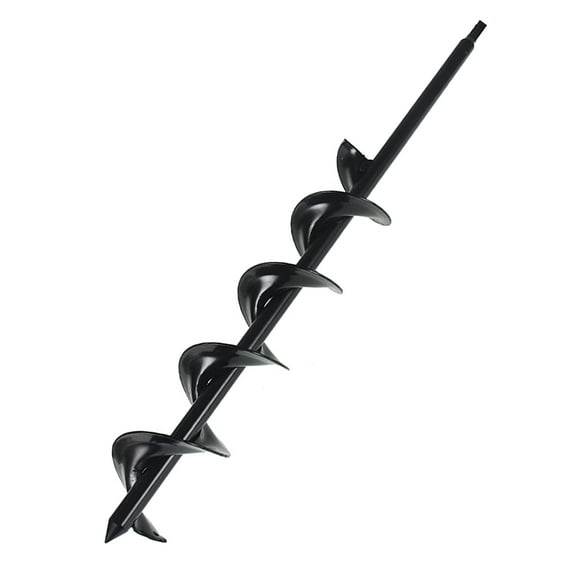 PET-U Auger Drill Bit for Planting - 24" Garden Auger Spiral Drill Bit Planter Earth Auger Bit Post or Umbrella Hole Digger for 3/8" Hex Drive Drill