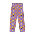 thumbnail image 5 of Xecao Yellow Lemon And Orange Men's Straight Lounge Pajama Pants: The Ultimate in Comfortable Sleepwear, 5 of 9