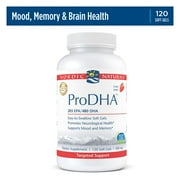 Nordic Naturals ProDHA Softgels, 830 Mg, Strawberry, Mood & Memory, 120 Ct