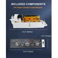 thumbnail image 5 of FEXON AC Heater Control Module Compatible with 1996-2002 Chevrolet GMC Trucks Replacement HVAC Climate Control Panel Replaces OEM 599-007 16231175 16238895, 5 of 9
