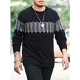 thumbnail image 1 of LELINTA Men's and Big Men's Soft Knitted Pullover Casual Sweater Men Pullovers Long Sleeve Casual Knitwear Sweaters, 1 of 6