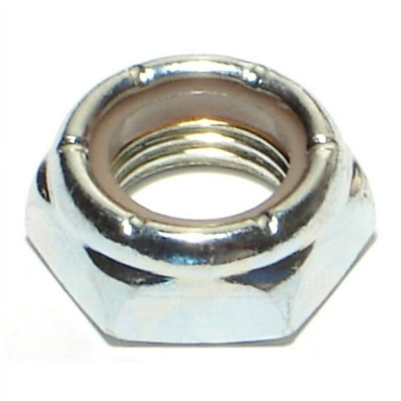 1/2"-20 Zinc Grade 2 Nylon Thin Lock Nuts LKNUT-119 (5 pcs.)