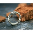thumbnail image 3 of Roarsilver 925k Silver Snake Ring-Elegantly Unembellished Sterling Silver Ring - Enduring Beauty | 9, 3 of 5