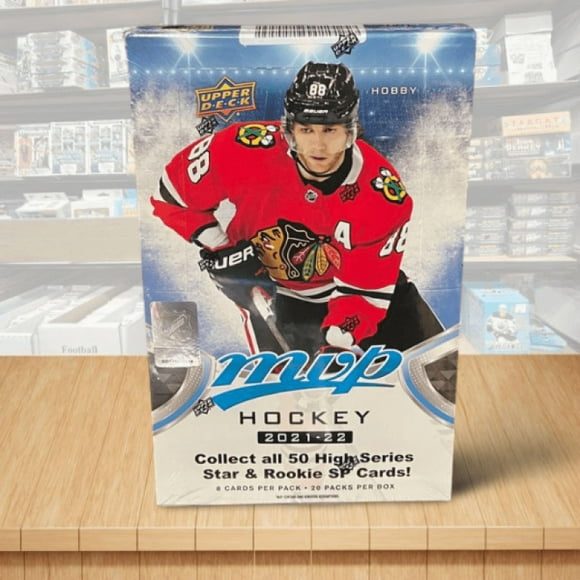 2021-22 Upper Deck MVP Hockey Hobby Box - 20 Packs Per Box