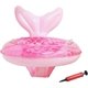 thumbnail image 1 of Flotador de natación para bebé, flotador inflable con asiento para bebés de 6 a 36 meses, flotador de cintura para niños (azul/rosa), 1 of 5