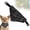 Black, variant on CHENjy Dog Bandana Collar with Classic Paisley Pattern, No-Tie Adjustable Snap Pet Kerchief, Soft Polyester Drool Bib for Large Dogs, L,Black