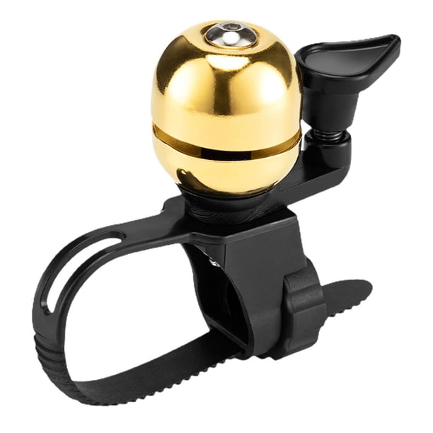 Greeniant Campana de bicicleta de aleación de cobre con sonido fuerte y nítido anillo de bicicleta de montaña de liberación rápida campana de manillar Ciclismo Oro Greeniant OD010038-02