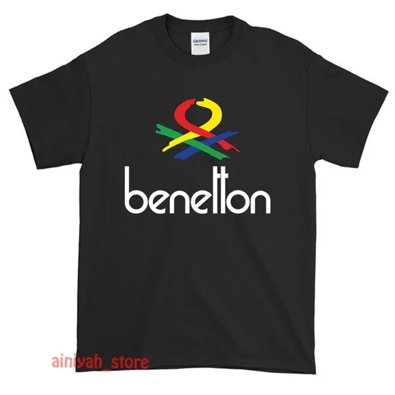 RARE New Benetton Racing Logo T Shirt Funny Size S to 5XL