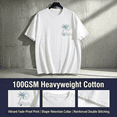 thumbnail image 5 of Men's 100% Cotton Short Sleeve Crewneck Graphic T-Shirt, Soft Breathable Moisture Wicking Casual Basic S-3XL, 5 of 7