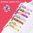 thumbnail image 2 of Cordones elásticos planos sin cordones para zapatos, cordones de moda con cierre de Metal rápido, zapatillas de deporte para niños y adultos, cordones perezosos de seguridad Unisex, 1 par de ESPAÑA Gao Jinjia LED, 2 of 2