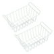 thumbnail image 5 of 2 cestas de alambre para almacenamiento de congelador, organizador de contenedores colgantes de metal con revestimiento de PE, L 44,5 cm X W 24,5 cm X H 20 cm, 5 of 15