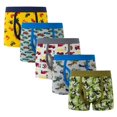 thumbnail image 1 of Boys' Multi-color And Multi-pattern Boxer Briefs 5-pack, 1 of 6