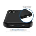 thumbnail image 4 of onn. Rugged Phone Case with Holster for iPhone 16 - Black, 4 of 9