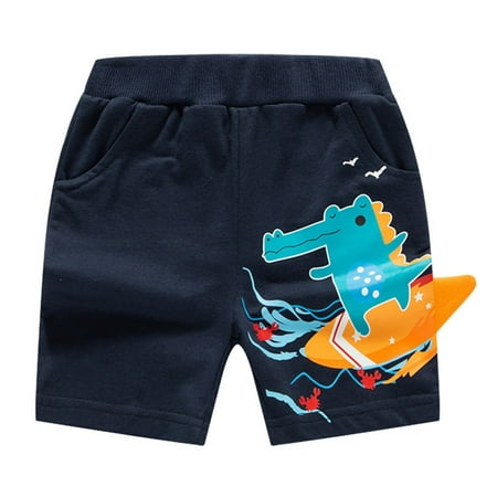 

Sngxgn Boys Uniform Quick Dry Chino ShortsDress With Shorts Dark Blue 5-6 Years